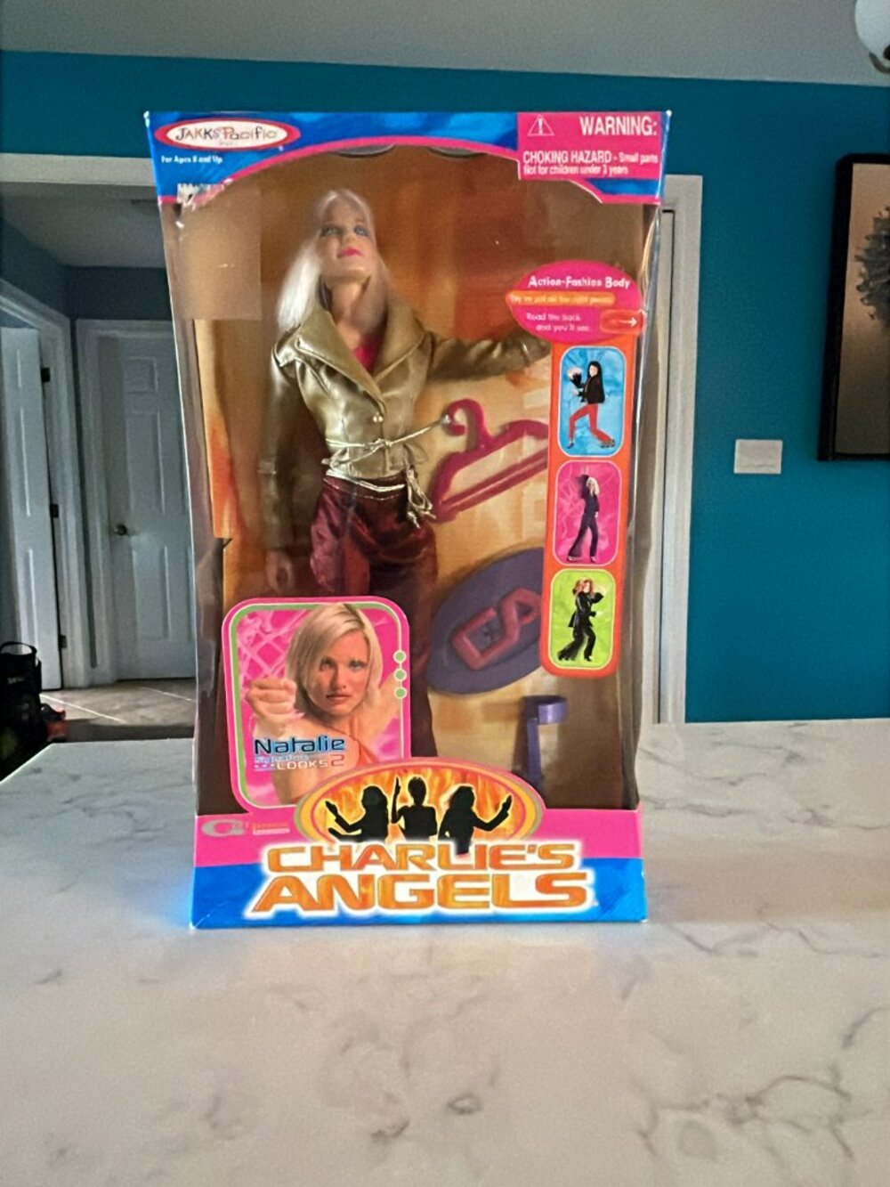 Vintage Charlie's Angels Natalie doll 2000 Y2K Jakks Pacific New in Box